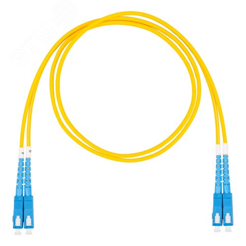 Изображение товара Патч-корд оптический, SC-SC, дуплекс (duplex) OS2, нг(А)-HF, желтый, 5,0 м (шт)