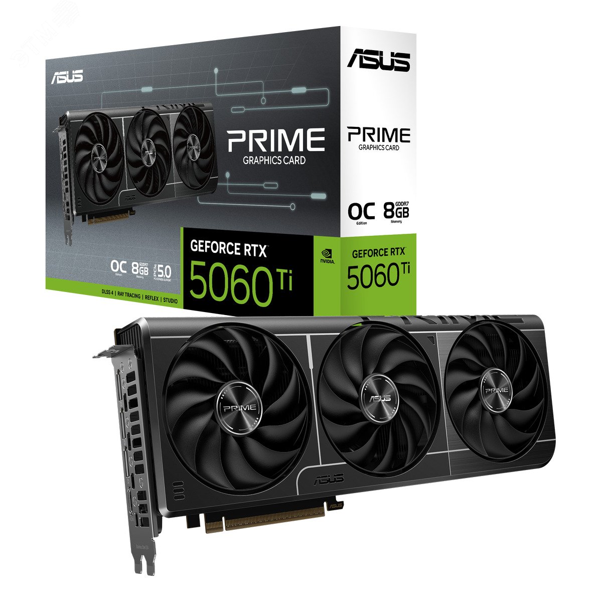 Изображение товара Видеокарта ASUS RTX 5060 Ti PRIME OC 8 ГБ GDDR7 PCI-Express 5.0