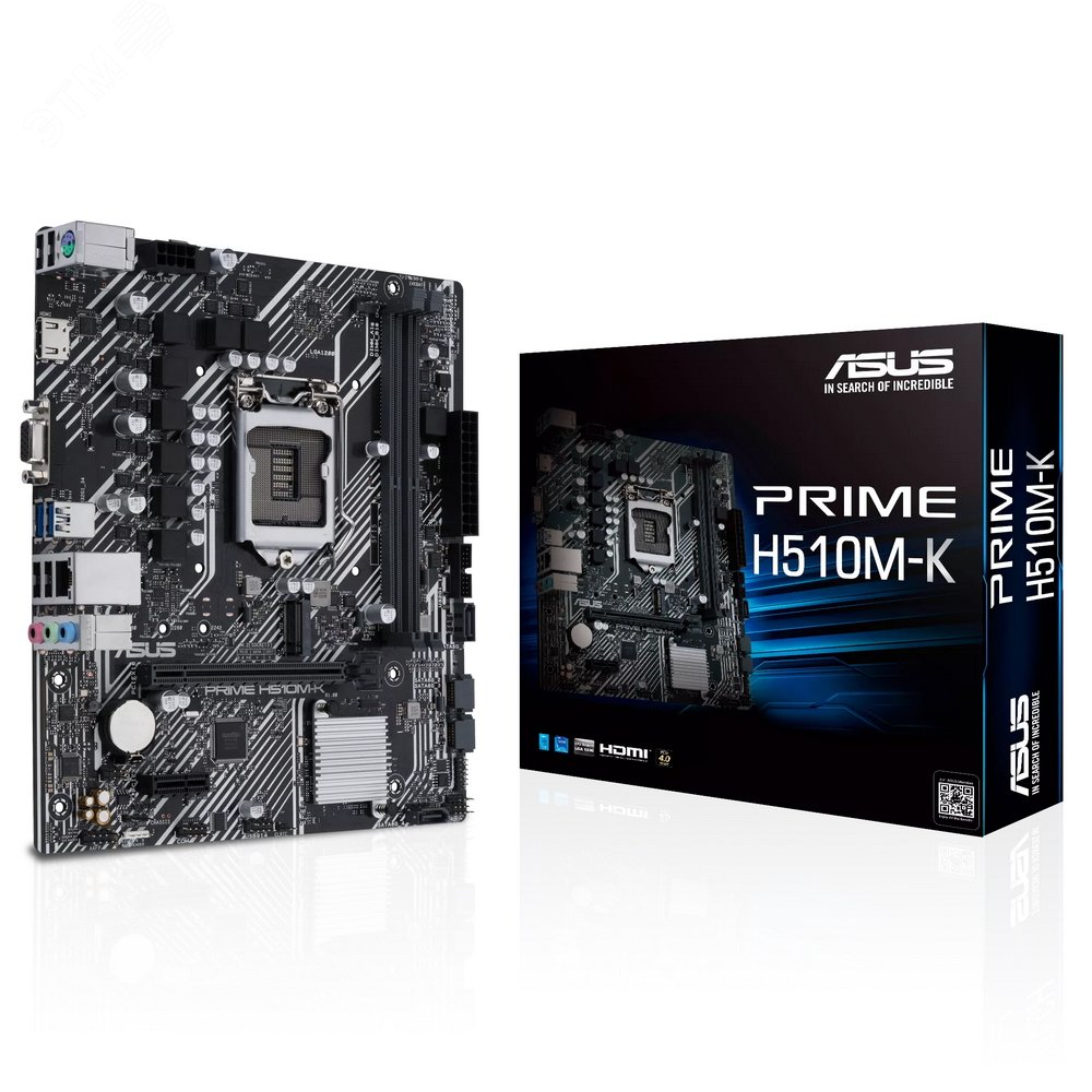 Изображение товара Материнская плата ASUS PRIME H510M-K R2.0 LGA1200 Micro ATX для Intel 11-го поколения
