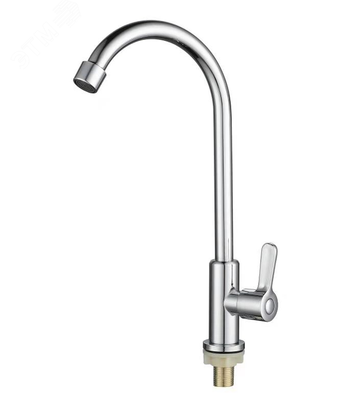 Изображение товара Кран для холодной воды ПСМ-906-008 PROFSAN из нержавеющей стали для кухни