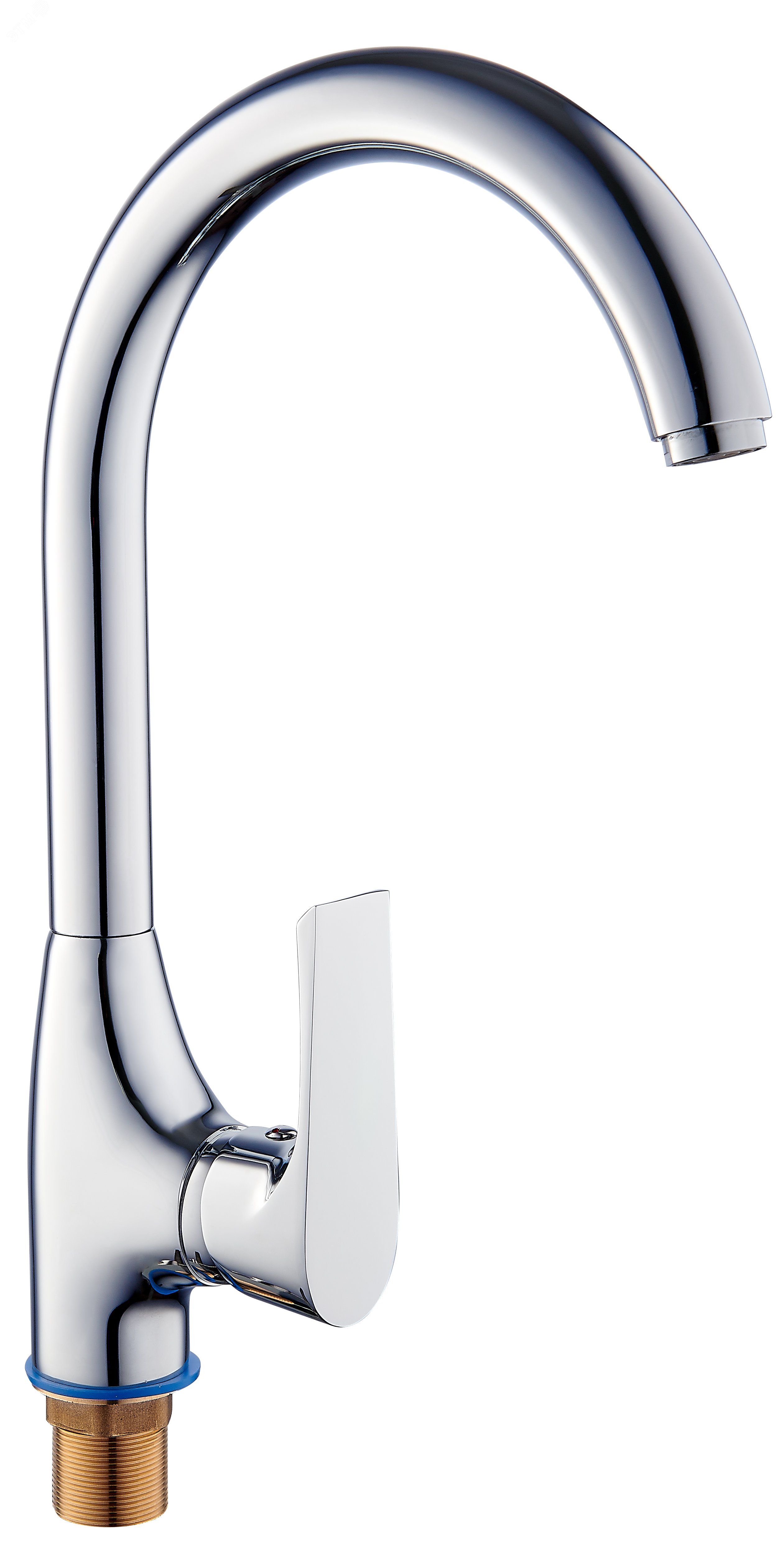 Изображение товара Смеситель для мойки ПСМ-100-3 ЭЛИТ PROFSAN хром корунд ГОСТ 60 мес