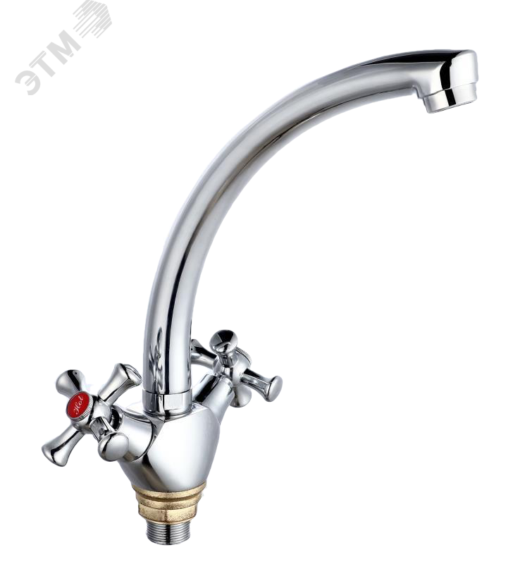 Изображение товара Смеситель для кухни ПСМ-131-75 СТАНДАРТ-А от PROFSAN с керамическими кран-буксами