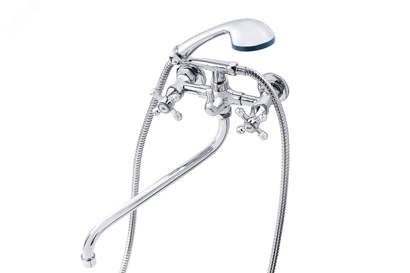 Изображение товара Смеситель для ванны и душа ПСМ-165-К89 СТАНДАРТ-А хром Россия PROFSAN