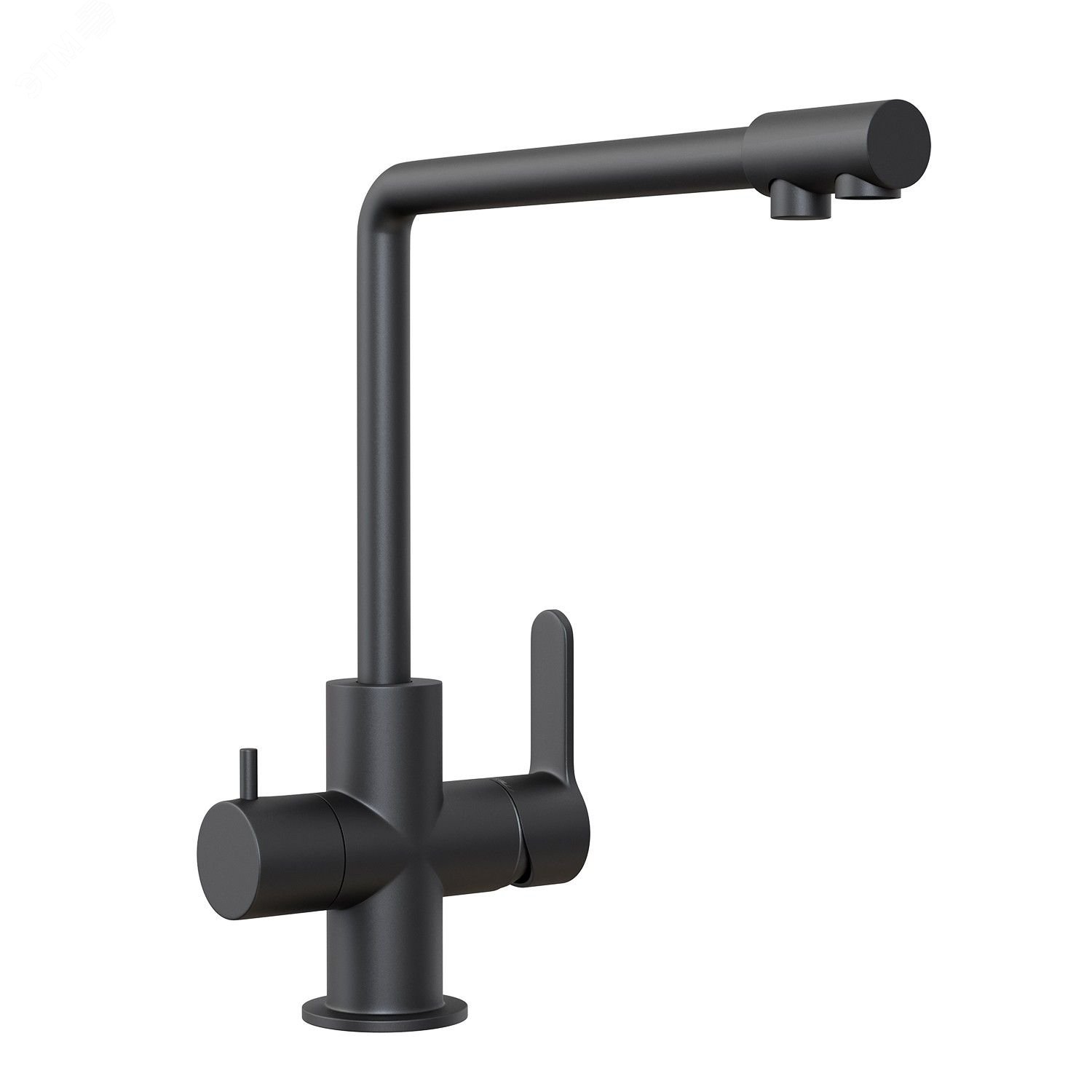 Изображение товара Смеситель для кухни ПСМ-307-22 STEEL из нержавеющей стали с подключением фильтра
