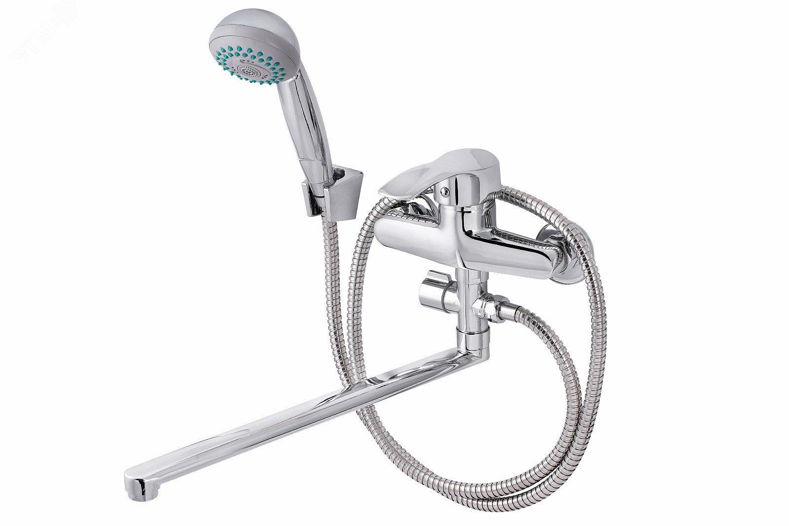 Изображение товара Смеситель для ванны и душа ПСМ-523-К023 ПЛЮС из латуни с керамическими кран-буксами