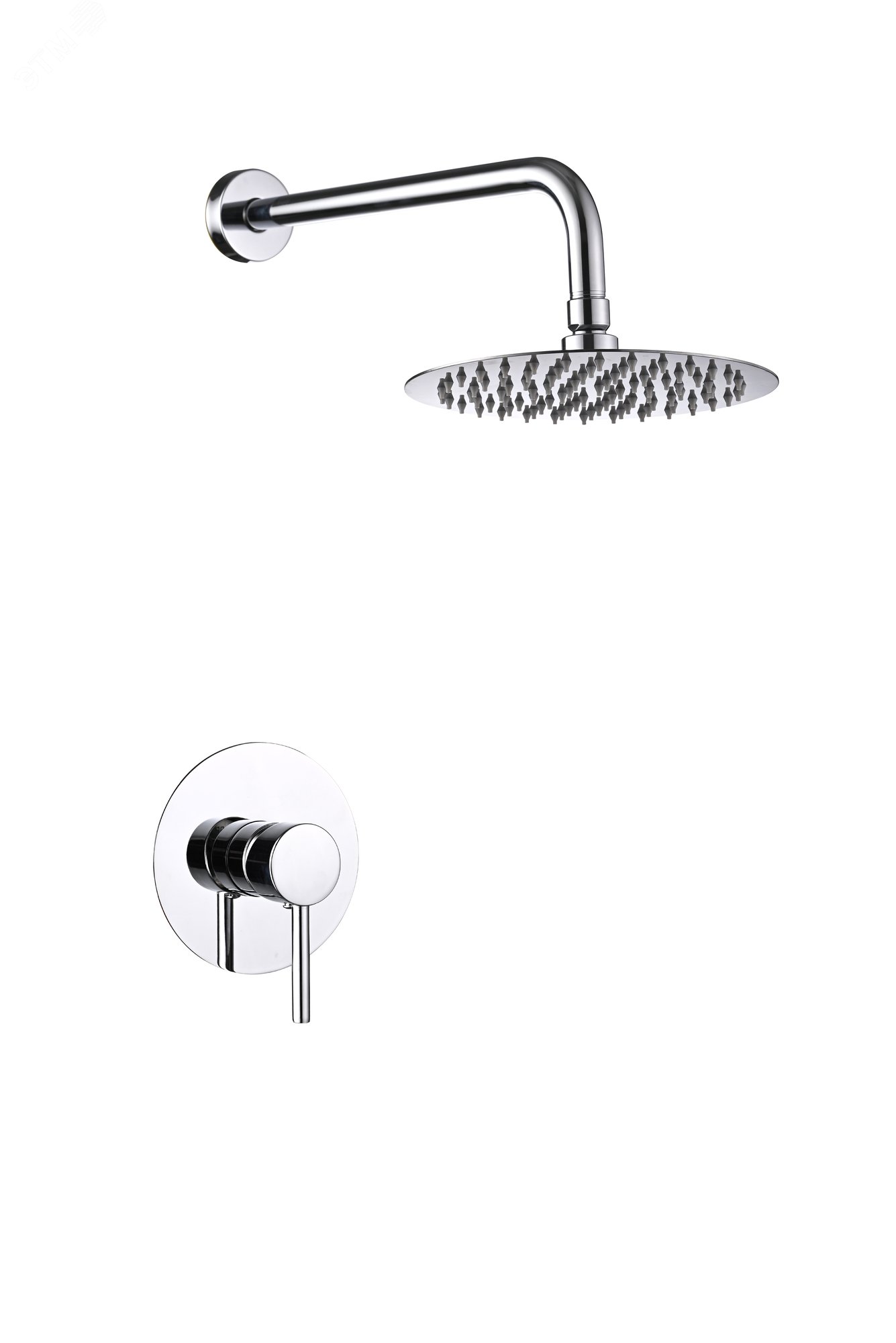 Изображение товара Душевая система с тропическим душем PROFSAN PSM-ST-01 встроенная стильная и функциональная