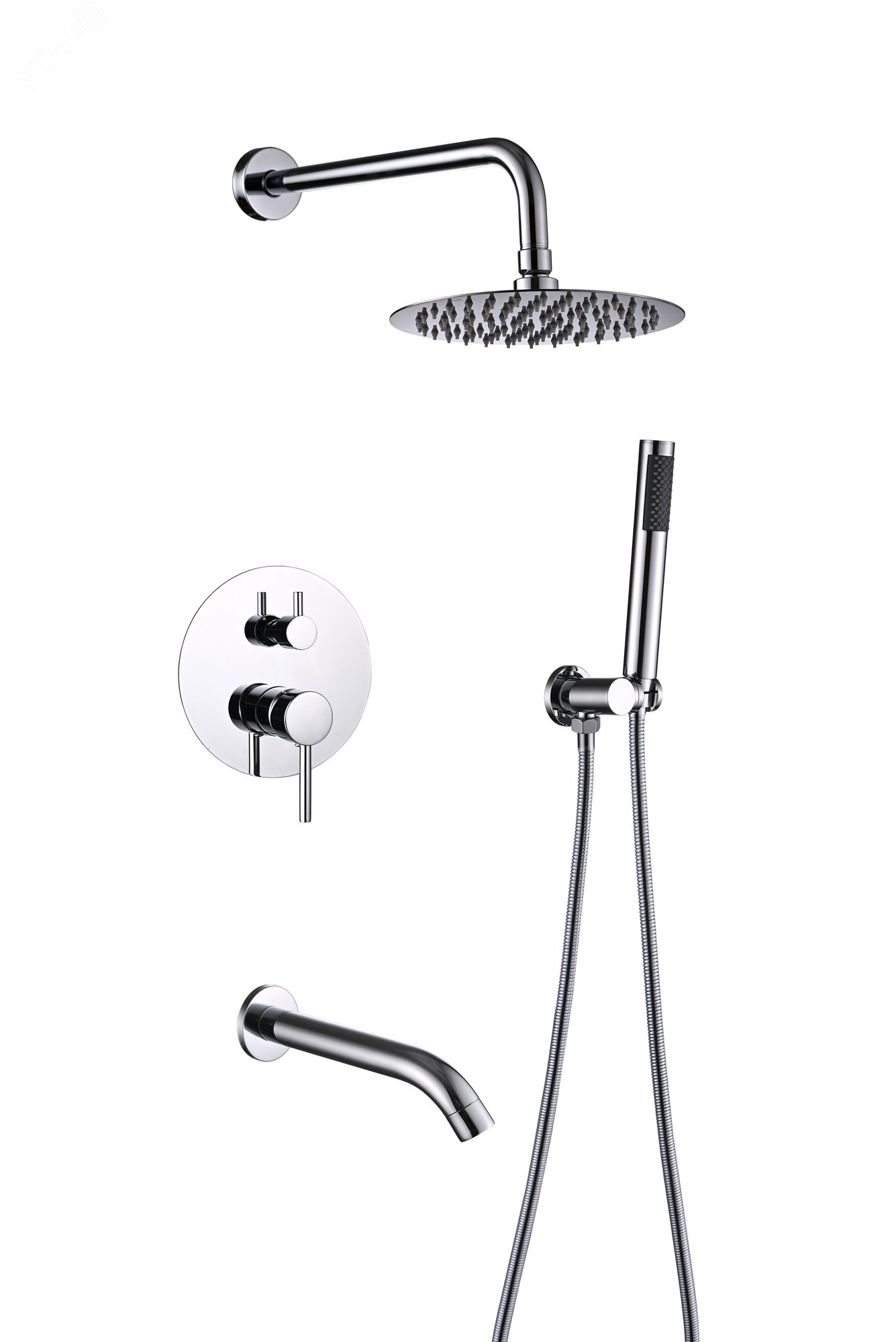 Изображение товара Душевая система с тропическим душем PROFSAN PSM-ST-03 встроенная