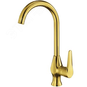 Изображение товара Смеситель для мойки ПСМ-303-3 STEEL нержавеющая сталь AISI-304 тип См-МОЦБА Золото (шт)