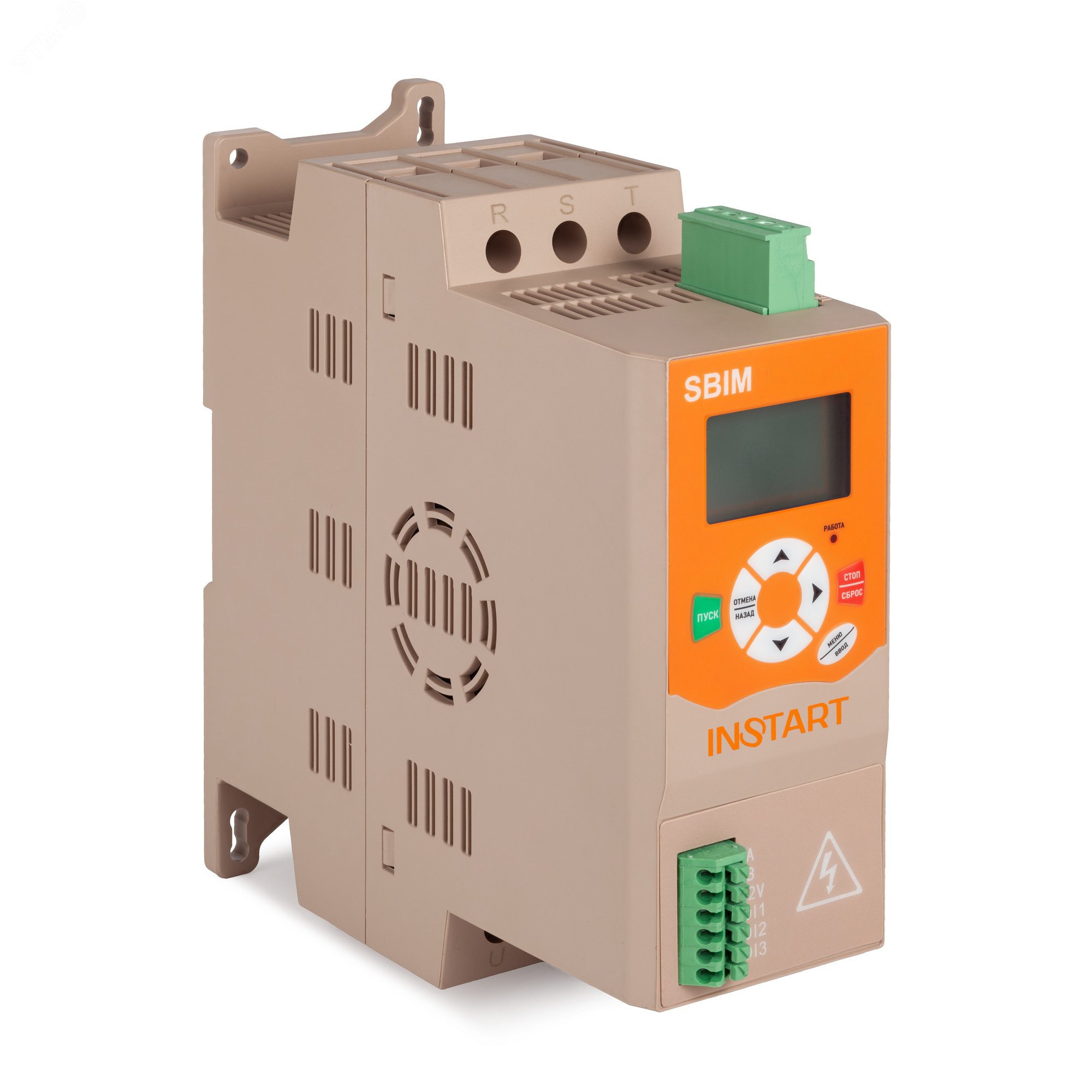 Изображение товара Устройство плавного пуска SBIM-1.5/3.6-04 1.5кВт 3.6А IP20 встроенный байпас