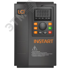 Преобразователь частоты LCI-G15/P18.5-4B 15кВт/18.5кВт, 30А/37А, 3Ф, 380В±15%, 50Гц/60Гц, IP20, с панелью управления, с пожарным режимом