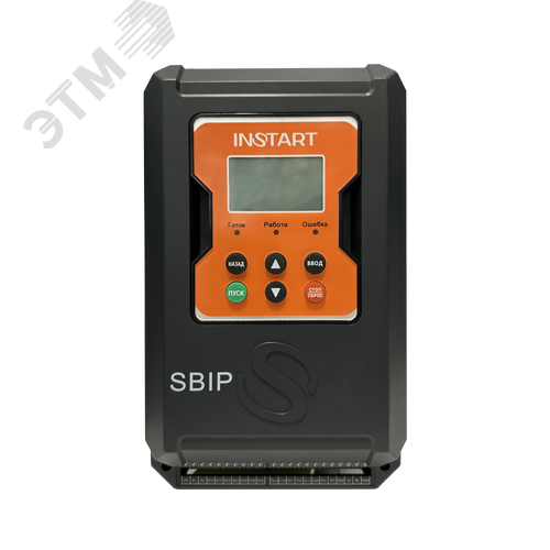 Изображение товара Устройство плавного пуска УПП 5,5 кВт 11A, 3 ~ 342-440 В, IP00, Modbus RTU, съемная панель, русскоязычное меню, встроенный обводной контактор (шт)