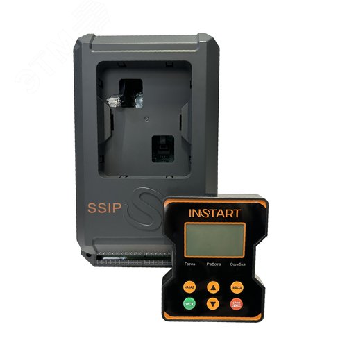 Изображение товара Устройство плавного пуска УПП 15 кВт 30 A, 3 ~ 342-440 В, IP00, Modbus RTU, съемная панель, русскоязычное меню, без обводного контактора (шт)