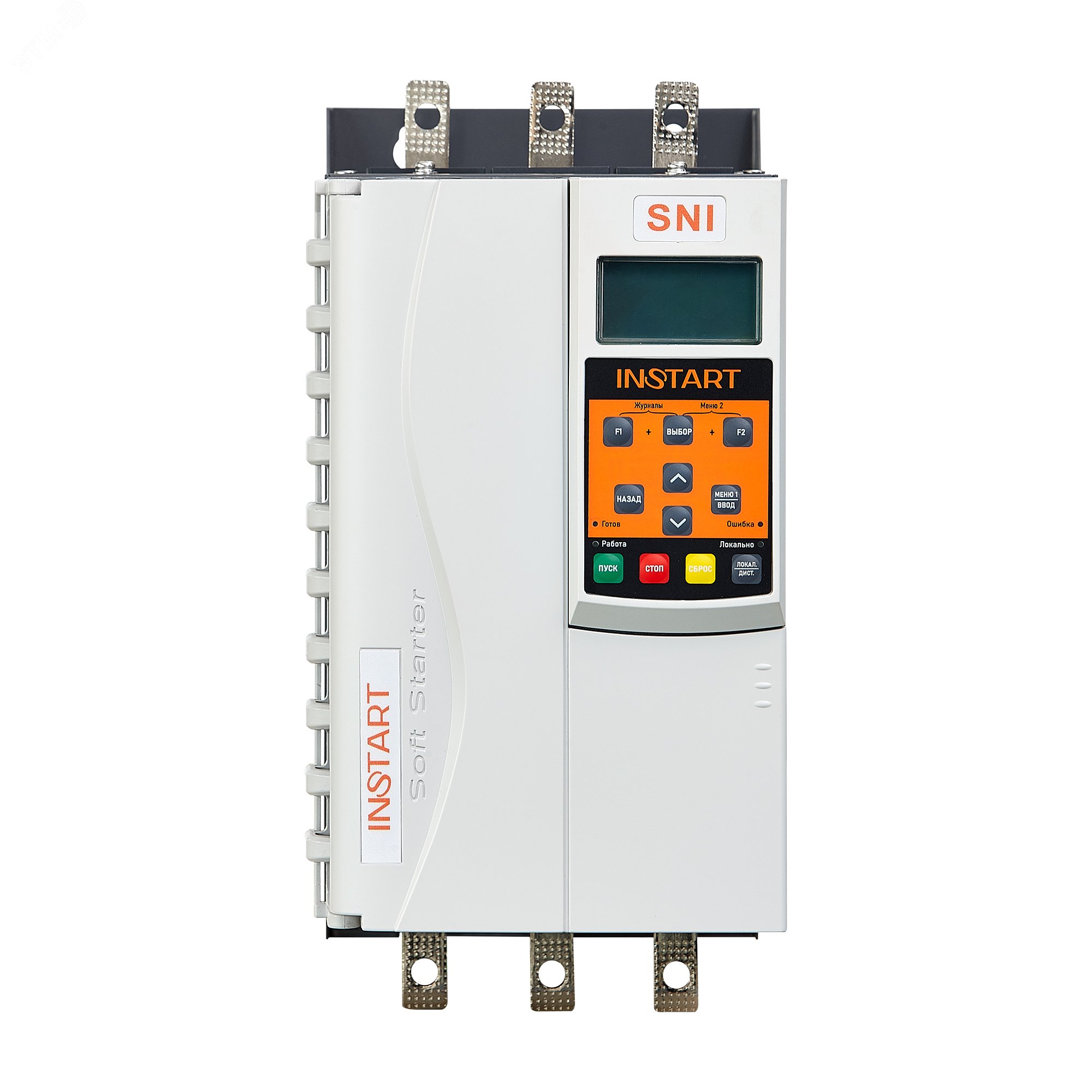 Устройство плавного пуска SNI-55/76-06 55кВт, 76А, 3Ф, 690В±15%, 50Гц/60Гц, IP00, со встроенным байпасом SNI-55/76-06 Instart - превью 3