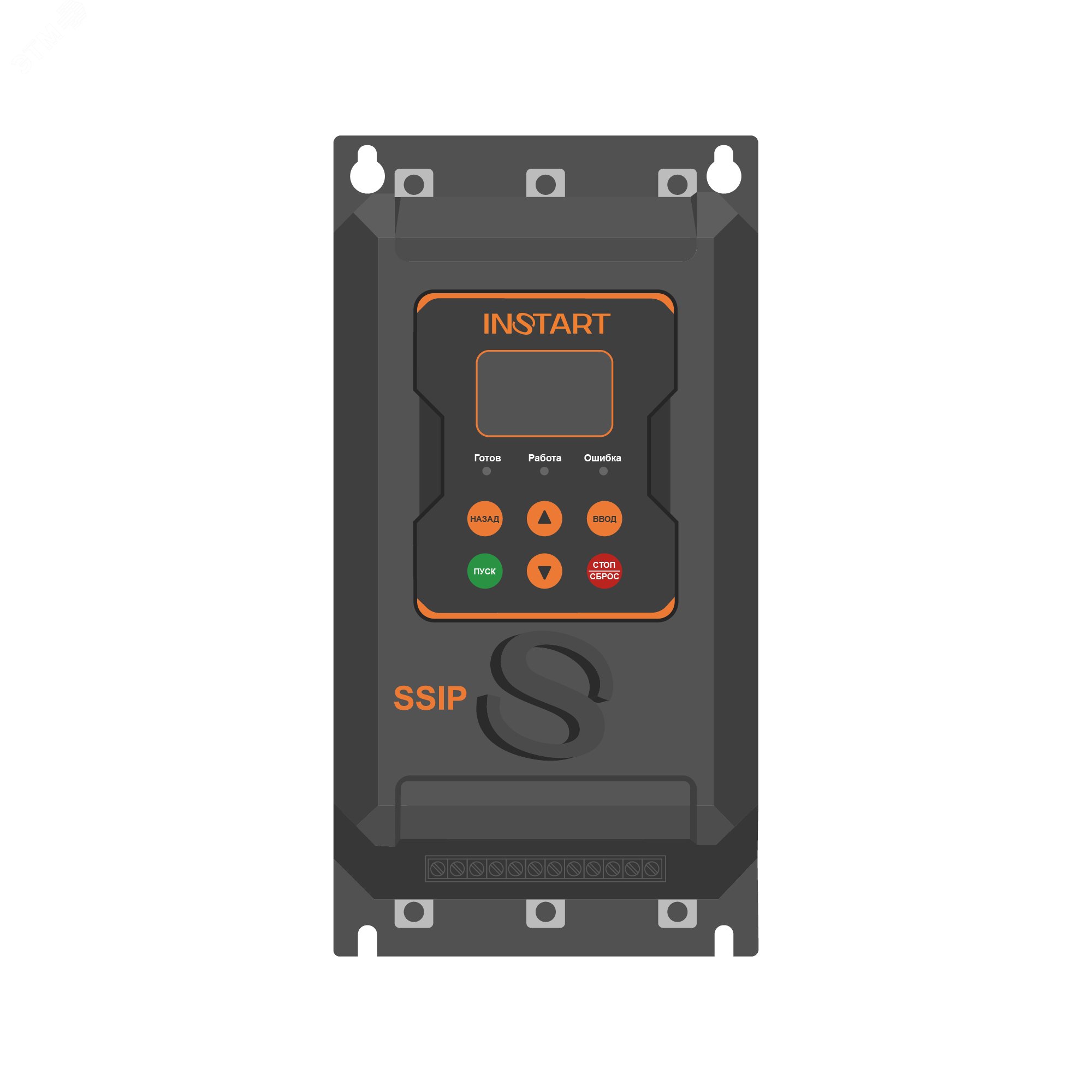 Изображение товара Устройство плавного пуска 75квт 150А IP00 Modbus RTU с внешним байпасом Instart SSIP-75/150-04