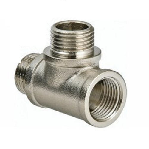 Тройник ВНН 1/2'х1/2'х1/2' переходной, никелированный