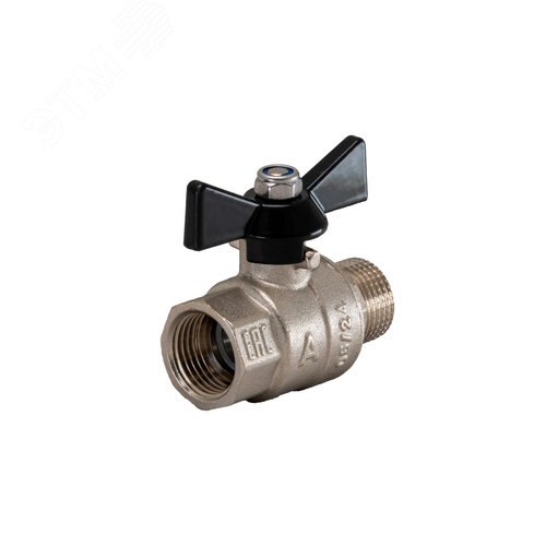 Кран шаровой полнопроходной  3/4' ВН бабочка - фото 3