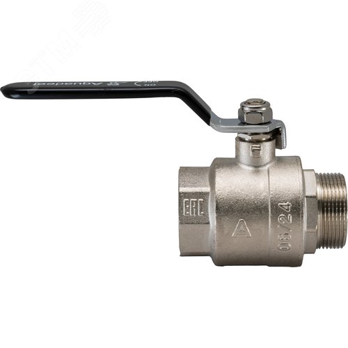 Изображение товара Кран шаровой полнопроходной 1' ВН рычаг (шт)