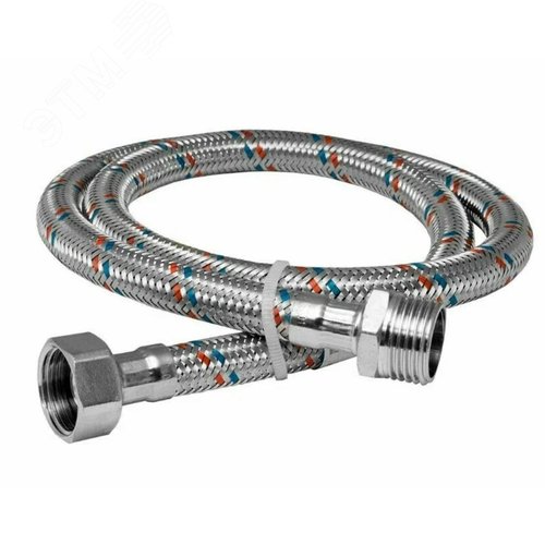 Изображение товара Гибкая подводка для воды ВН 1/2 30 см нерж сталь (шт)