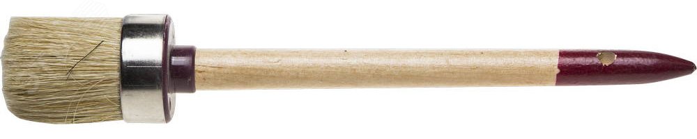 Кисть круглая ''УНИВЕРСАЛ - МАСТЕР'', светлая щетина, деревянная ручка, №10, 40мм 01501-40 ЗУБР