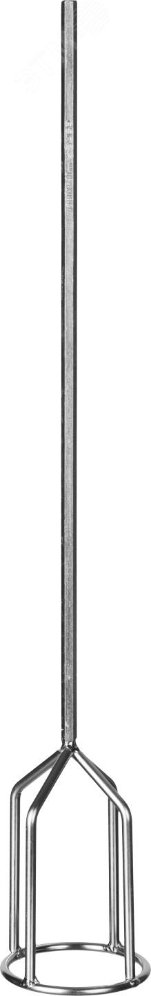 Миксер ''Профессионал'' для гипсовых смесей и наливных полов, шестигранный хвостовик, оцинкованный, на подвеске, 80х530мм 06035-08-53_z02 ЗУБР