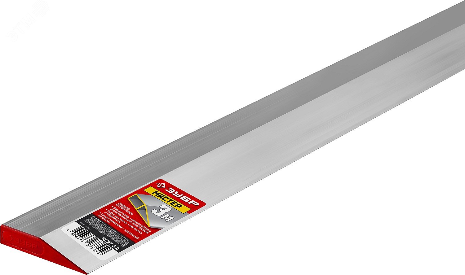 Изображение товара Профессиональное правило ЗУБР 3 метра для штукатурных работ надежный инструмент