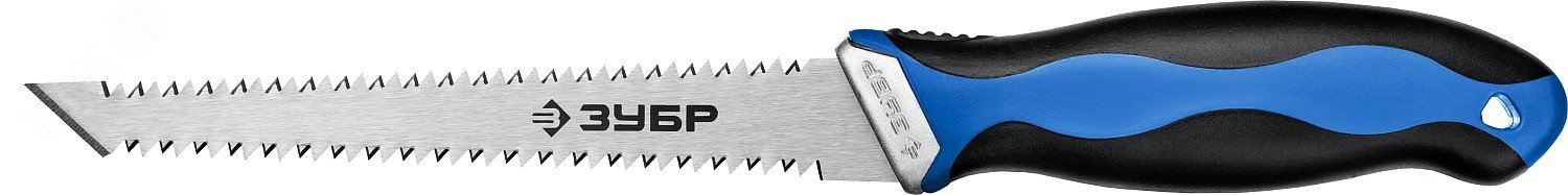 Выкружная мини-ножовка для гипсокартона с двухсторонним лезвием Гипрок 150 мм 15178_z02 ЗУБР - превью
