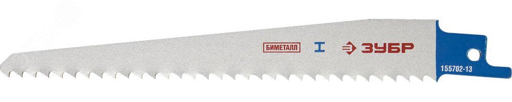 Изображение товара Полотно ''ЭКСПЕРТ'' S611DF для сабельной эл. ножовки Bi-Metall, дерево с гвоздями, ДСП, металл, пластик,130/4,2мм (шт)