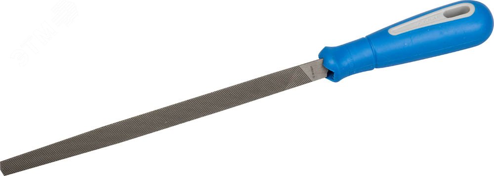 Изображение товара Напильник трёхгранный ЗУБР с двухкомпонентной рукояткой, 200 мм