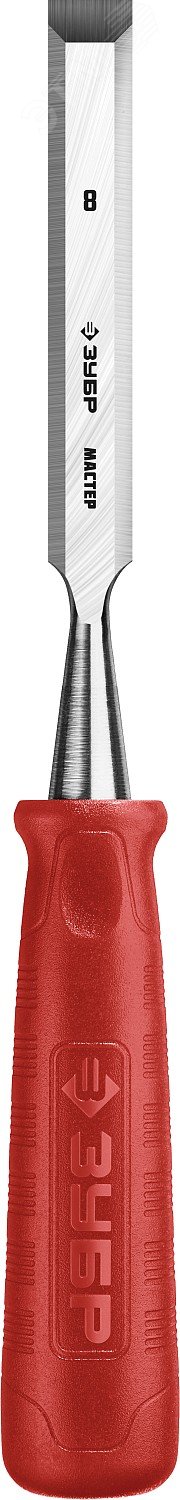 Изображение товара Стамеска с пластиковой рукояткой МАСТЕР 8мм - надежный инструмент для резки и обработки