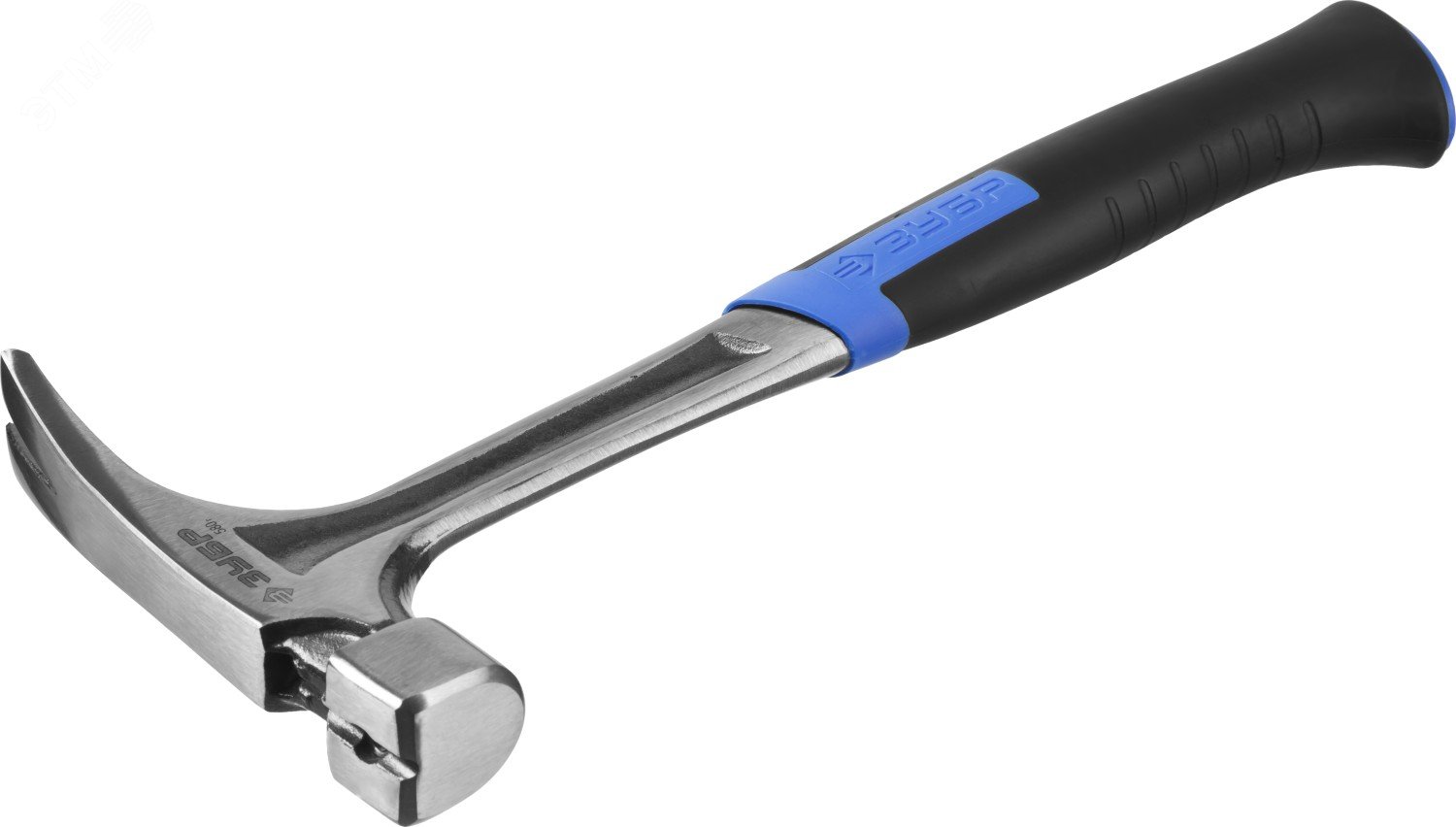 Изображение товара Молоток-гвоздодёр цельнокованый столярный Профессионал 560 г