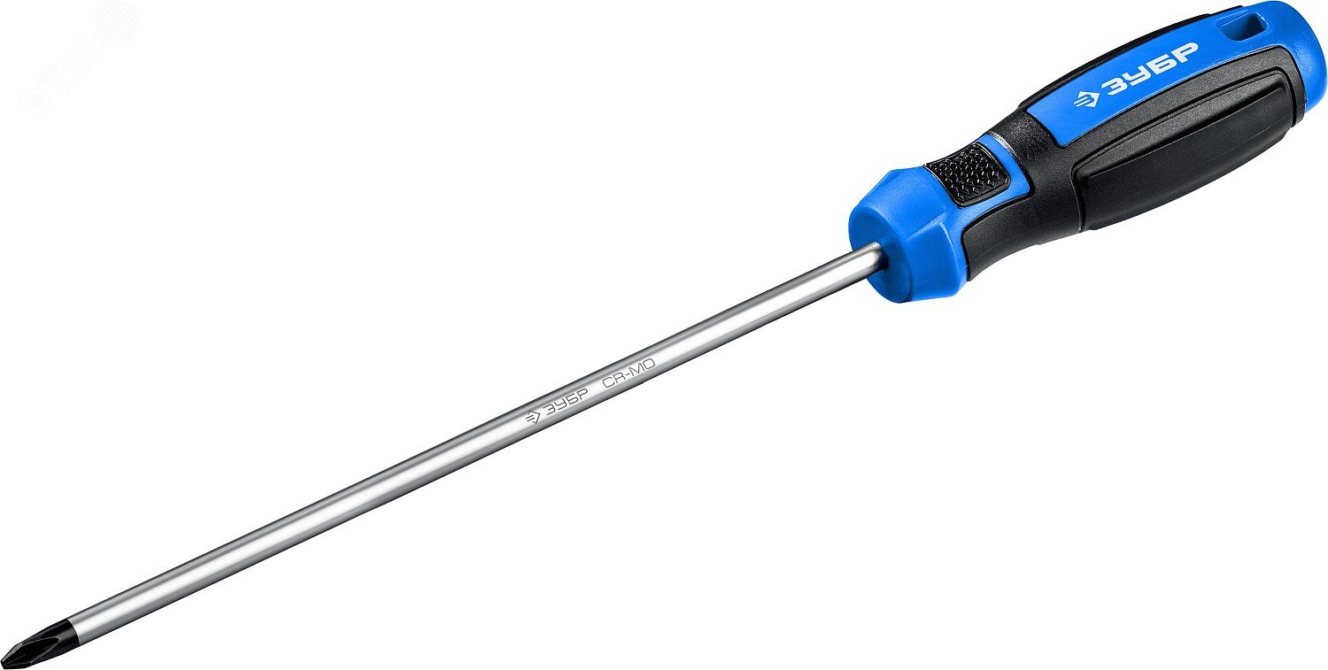 Изображение товара Отвертка профессионал PH2x200 ЗУБР высокая надежность и комфорт
