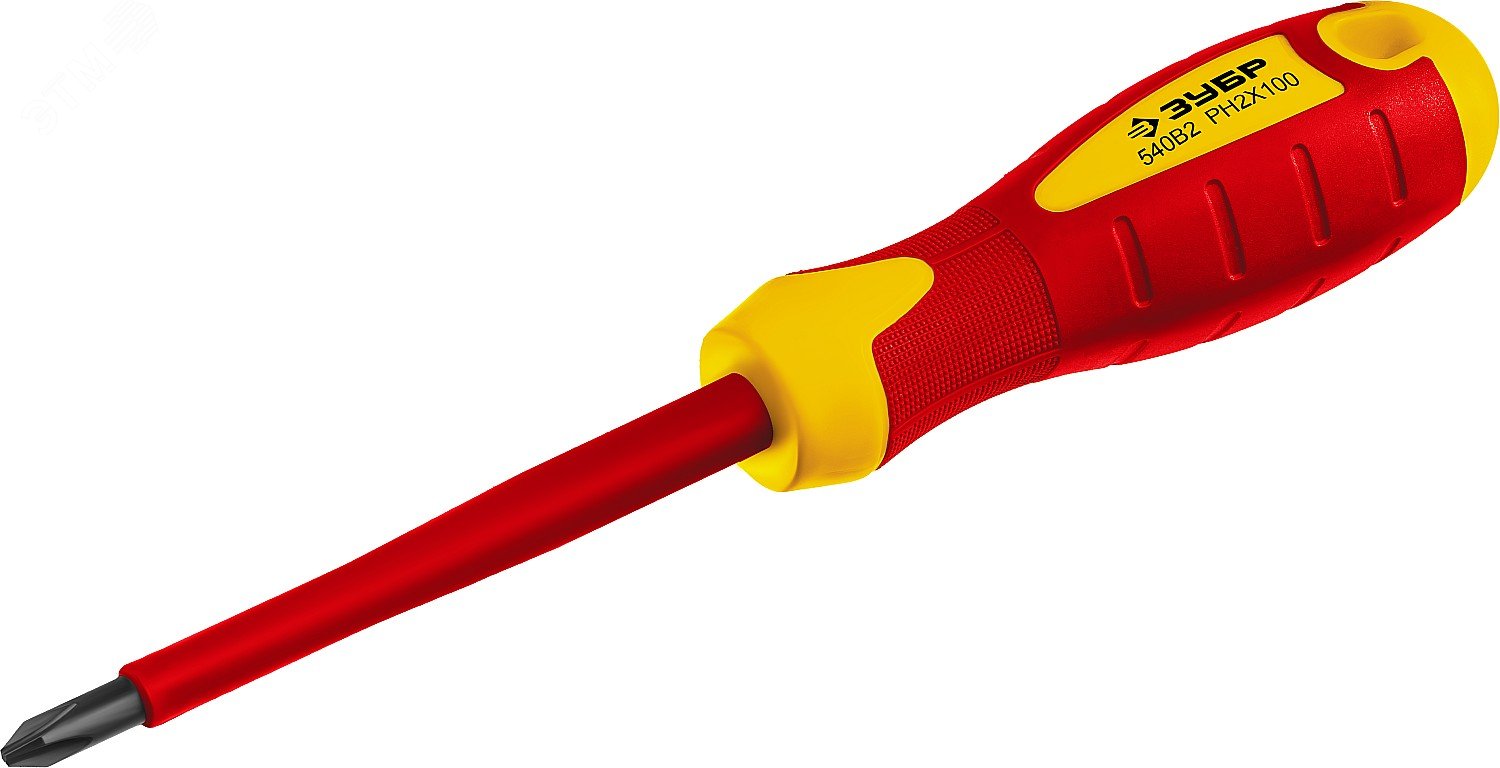 Изображение товара Отвертка диэлектрическая PH2х100 Профессионал (шт)