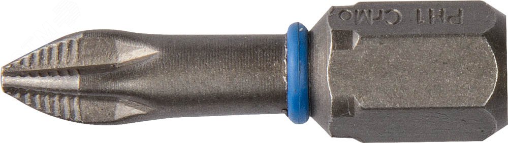 Изображение товара Набор торсионных кованых бит ЗУБР ЭКСПЕРТ 25 мм PH1, 2 шт