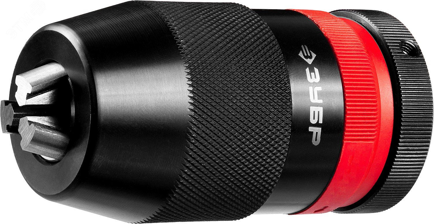 Изображение товара Патрон для станков, Профессионал 29088-16, В16мм, посадка на конус Морзе, высокоточный, быстрозажимной с фиксирующим кольцом, D=0-16мм (шт)