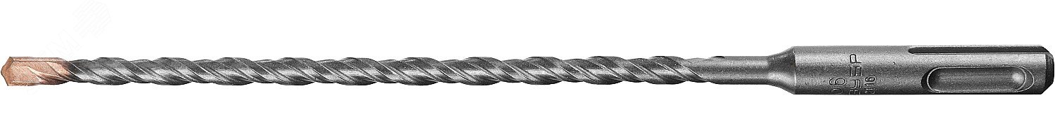 Изображение товара Бур SDS-plus 6X210 мм от ЗУБР для сверления бетона