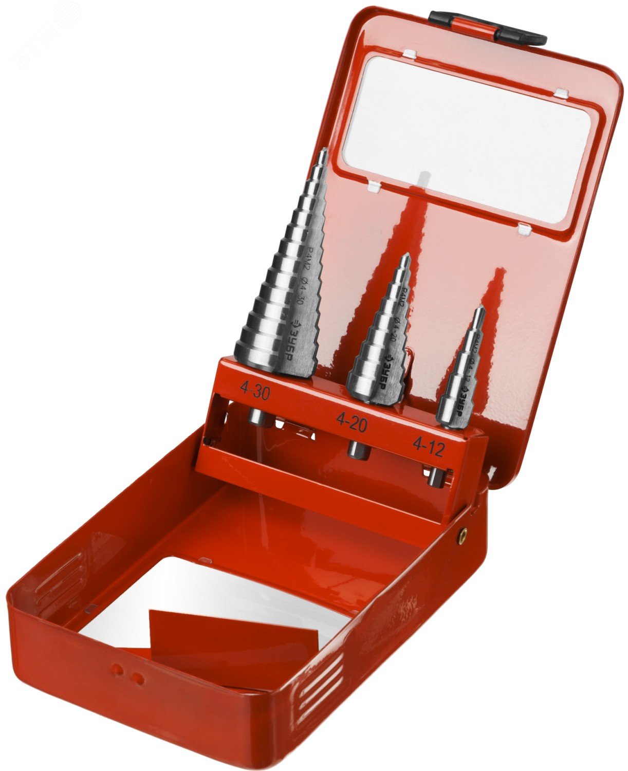 Изображение товара Набор сверл ступенчатых ЗУБР 4-30мм, 3 шт.