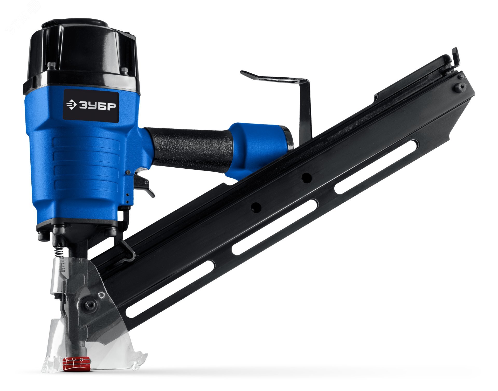 Изображение товара Пневматический нейлер для реечных гвоздей SN34/D34 50-90 мм профессиональный ЗУБР