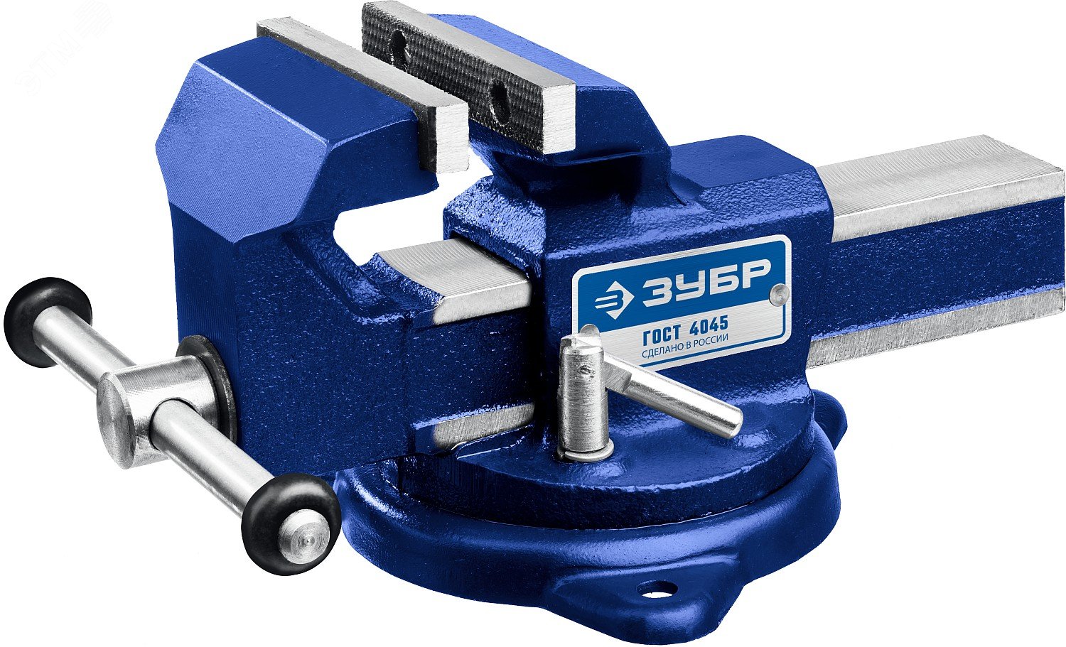 Изображение товара Слесарные тиски УРАЛ 90 мм для надежного фиксирования деталей