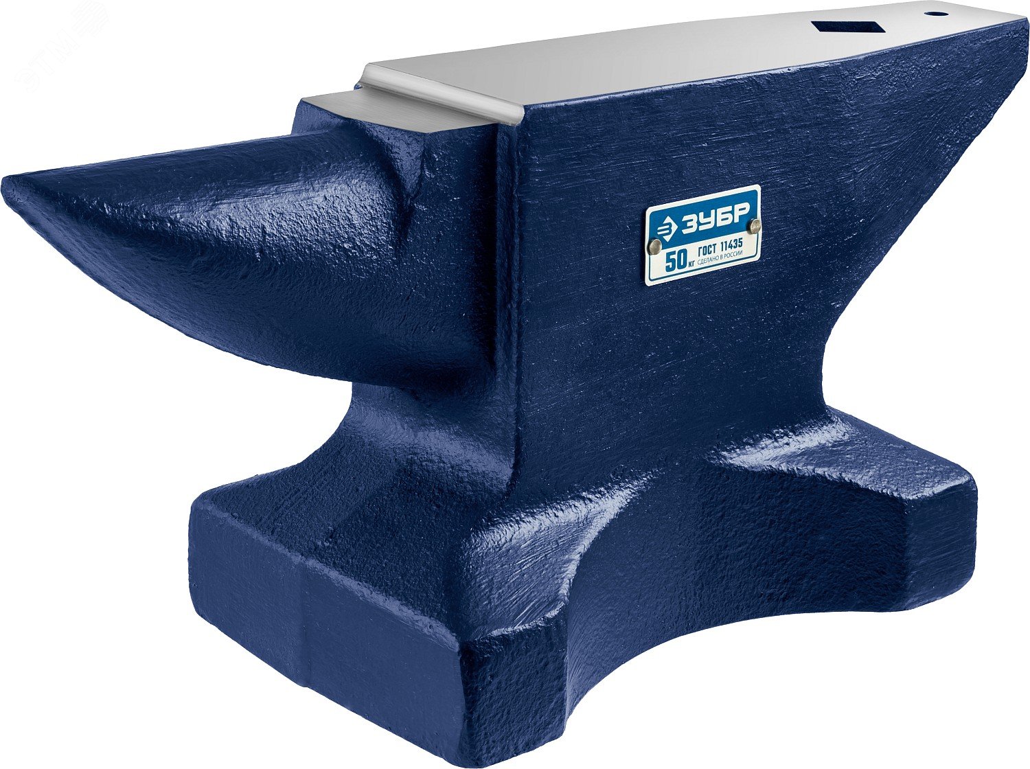 Изображение товара Стальная наковальня 50 кг для кузнечных работ ЗУБР