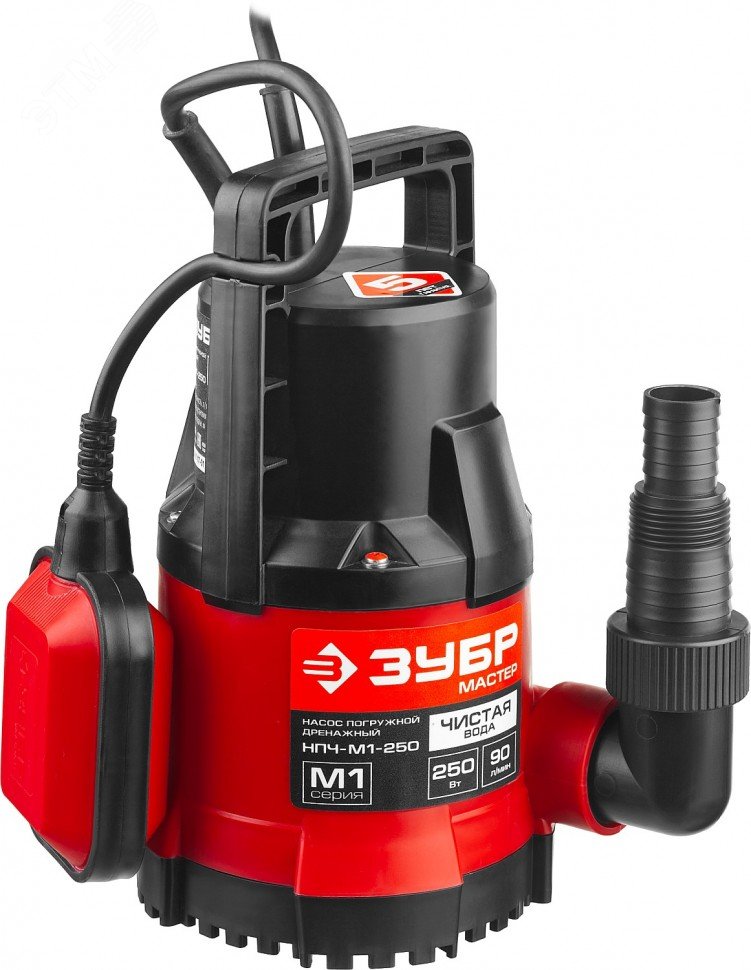 Изображение товара Дренажный насос погружной НПЧ-М1-250 250 Вт от ЗУБР