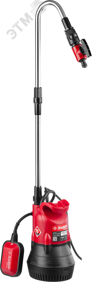 Изображение товара Дренажный насос ЗУБР НПБ-300 300 Вт для резервуаров и полива