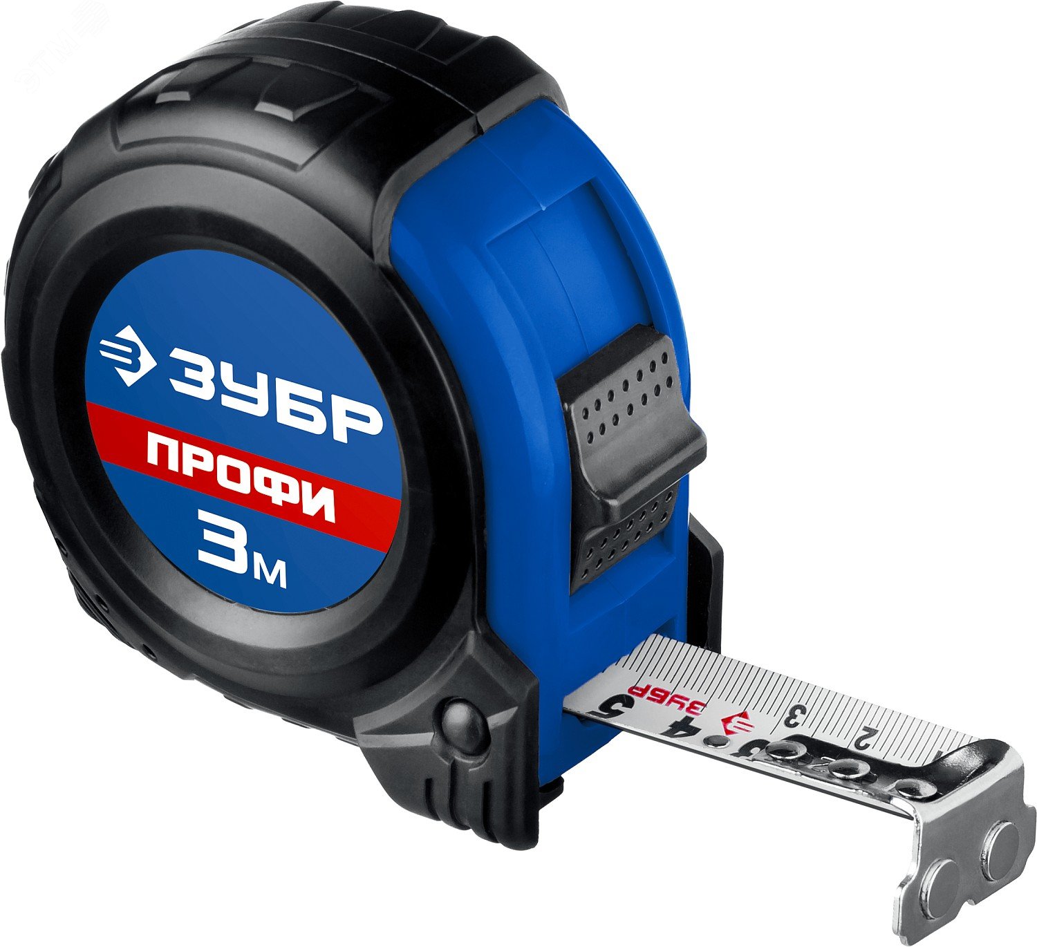 Изображение товара Профессиональная рулетка ЗУБР Профи 3 м 16 мм ударопрочный корпус