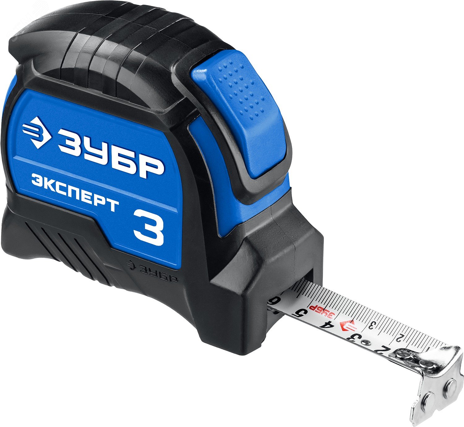 Изображение товара Ударозащищенная рулетка 3м с автостопом и магнитом ЗУБР
