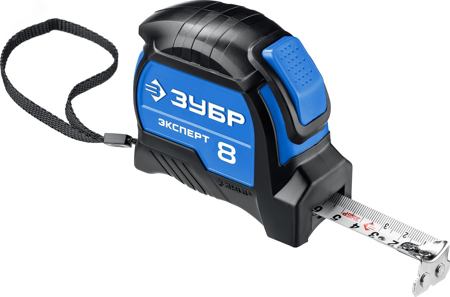 Изображение товара Профессиональная рулетка с автостопом 8 мх25 мм ЗУБР
