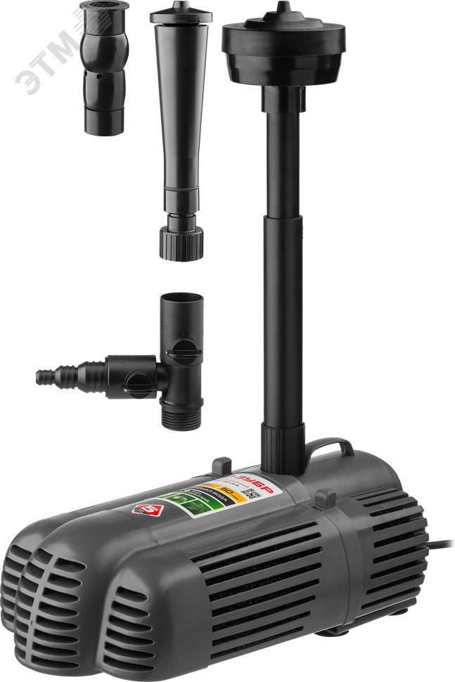 Изображение товара Насос фонтанный для грязной воды ЗНФГ-50-3.4 ЗУБР, 85 Вт (шт)