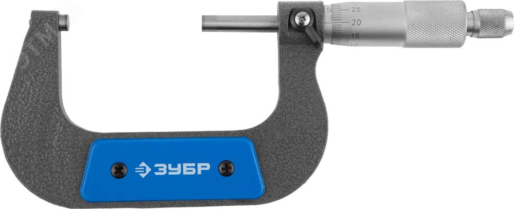 Изображение товара Микрометр ''ЭКСПЕРТ'' гладкий механический, МК 75, диапазон 50-75мм, шаг измерения 0,01мм (шт)