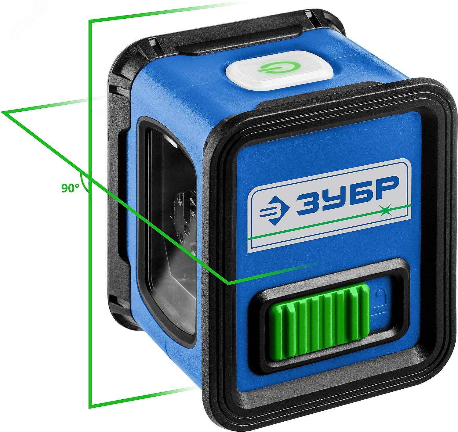 Изображение товара Зеленый лазерный нивелир КРЕСТ ЗУБР профессиональный высокоточный