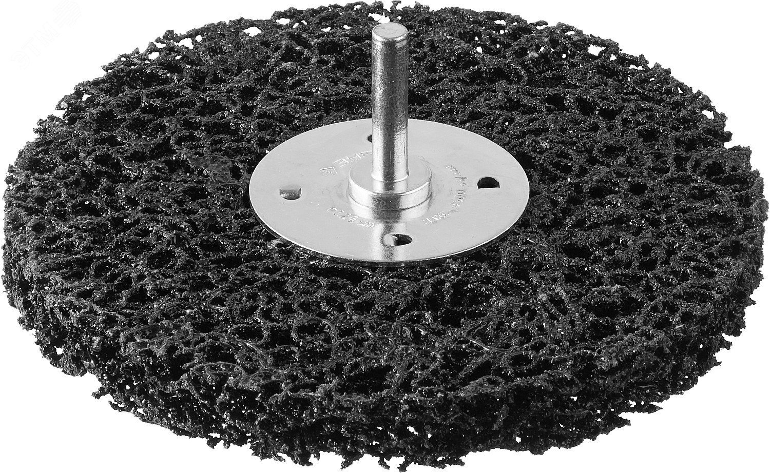 Изображение товара Щетка дисковая для дрели, нейлоновая проволока с абразивным покрытием, с открытой агрессивной структурой, 125мм ''Профессионал''. (шт)