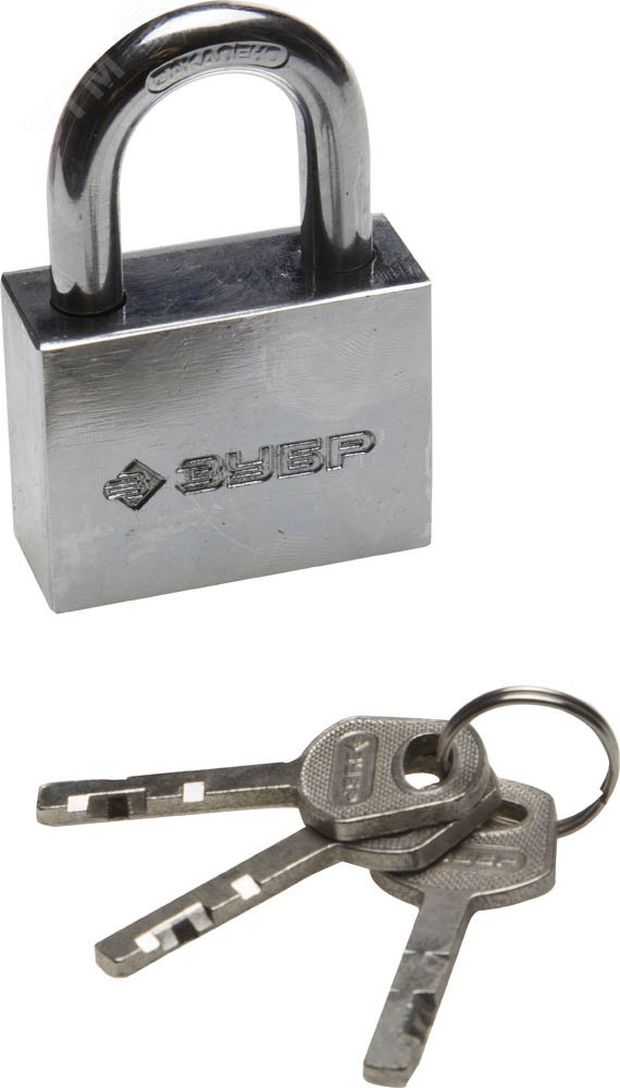Изображение товара Навесной замок Мастер стальной с закаленной дужкой 50мм