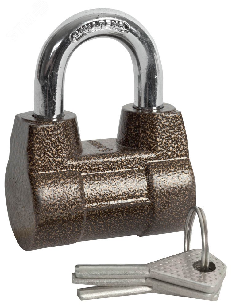 Изображение товара Замок навесной мастер облегченный дисковый механизм секрет 7 PIN дужка 10 мм 60 мм